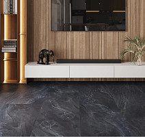 Ceramo Vinilam Stone 8 мм 91910 Неаполитанский Черный фото 3 | FLOORDEALER